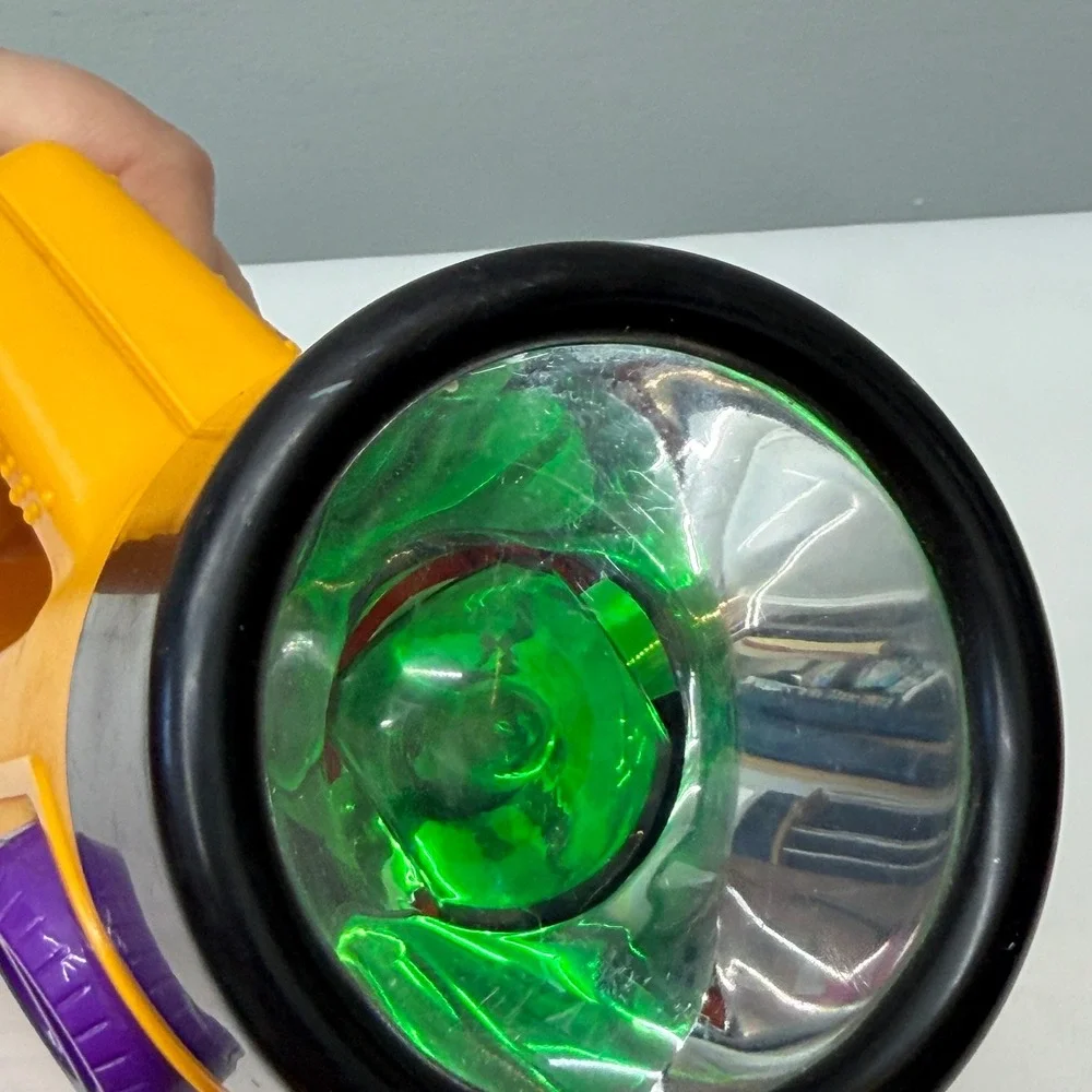 Playskool Red Light Green Light Flashlight Vintage Yellow Kids Toy As-Is